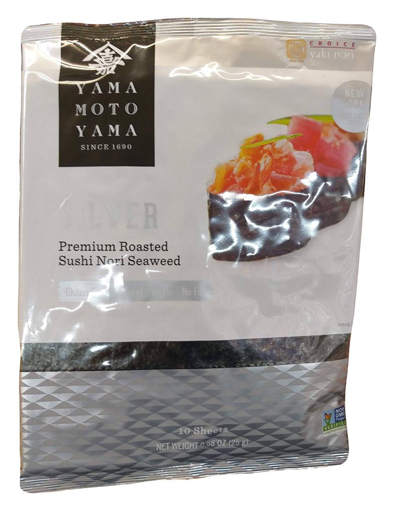 Yamamotoyama Premium Roasted Sushi Nori Seaweed, .88 Ounces, (Pack of 1) - Mighty Depot