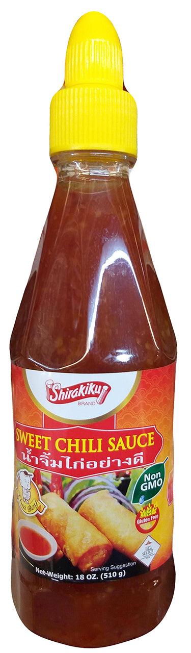 Shirakiku Sweet Chili Sauce, 18 Ounces, (1 Bottle) - Mighty Depot