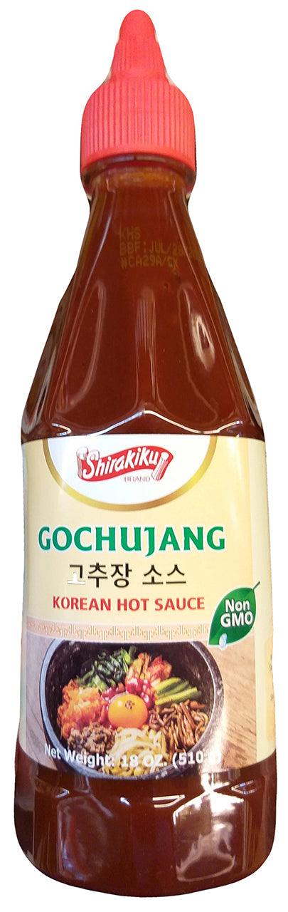 Shirakiku Gochujang Korean Hot Sauce, 18 Ounces, (1 Bottle) - Mighty Depot