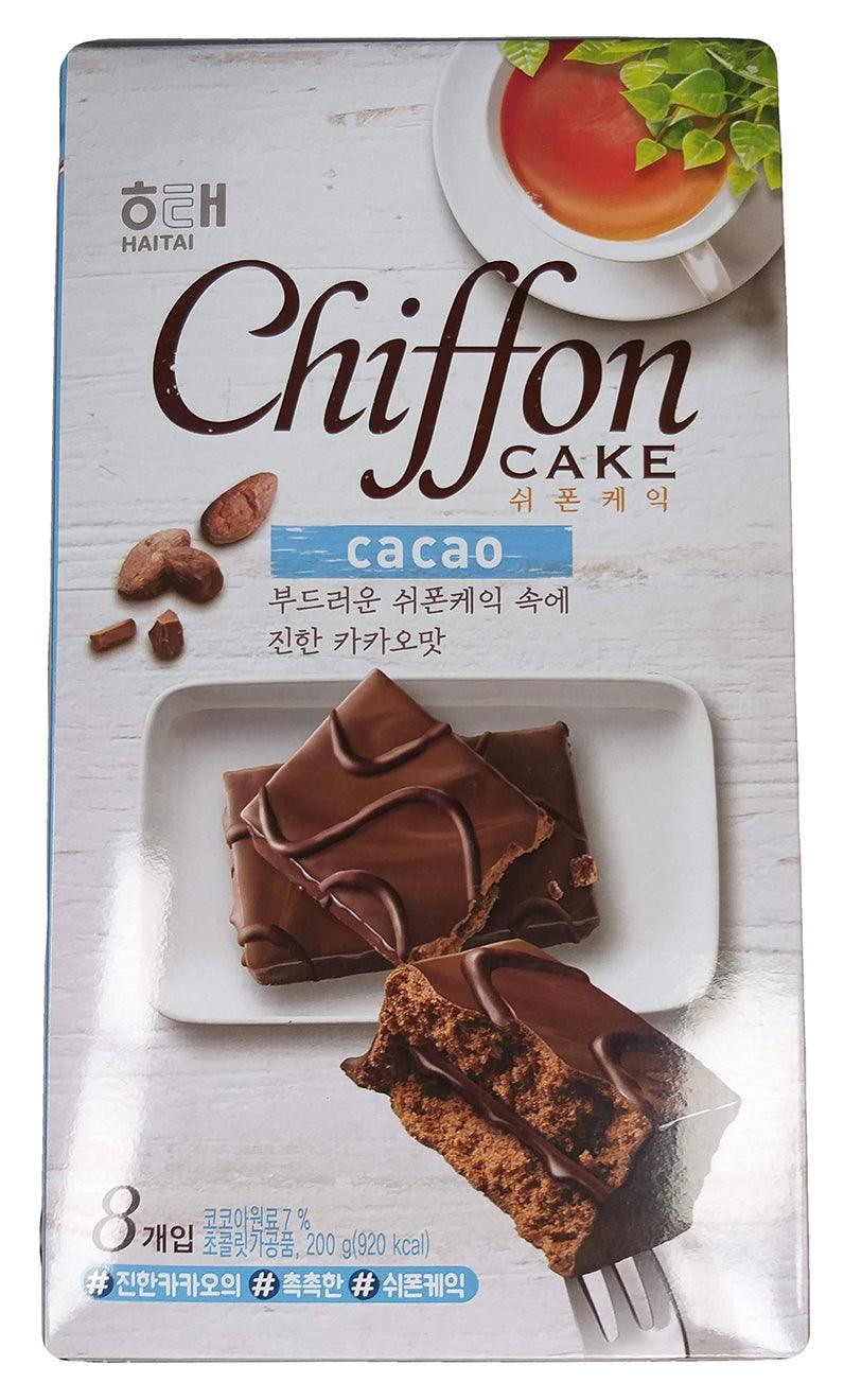 Haitai Chiffon Cake (Cacao), 7 Ounces, (Pack of 1) - Mighty Depot