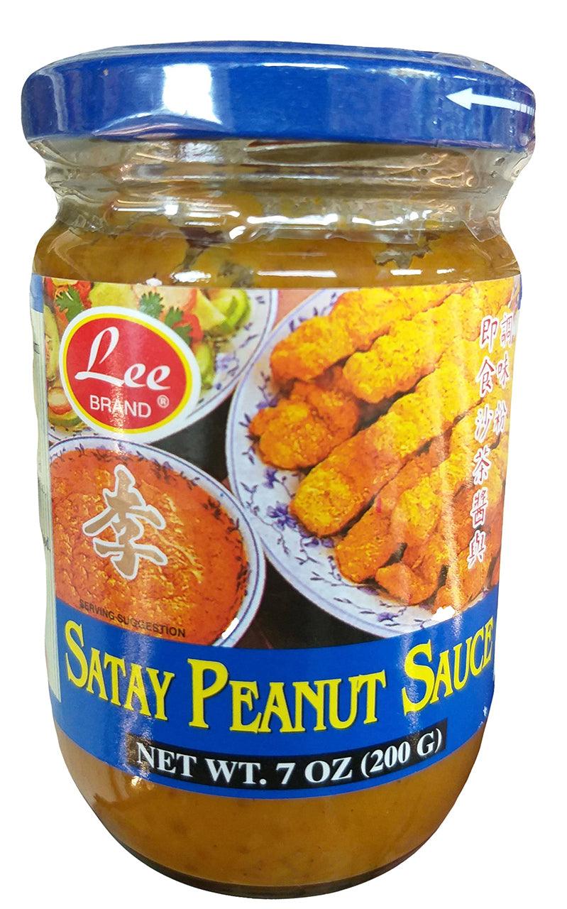 Lee Brand Satay Peanut Sauce, 7 Ounces, (Pack of 1 Jar) - Mighty Depot