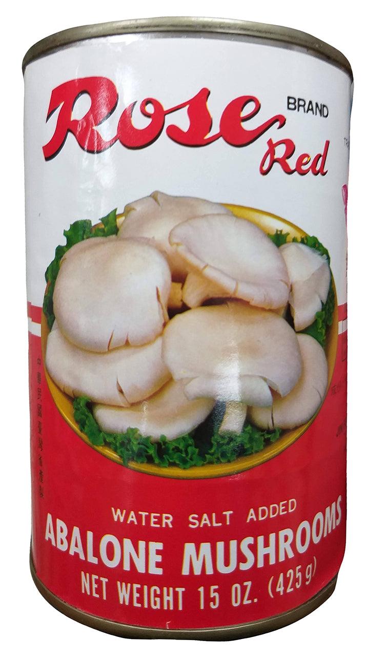 Rose Red Brand Abalone Mushroom, 15 Ounces, (Pack of 1 Can) - Mighty Depot