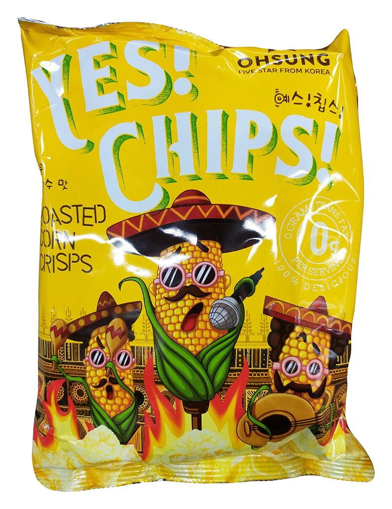 Ohsung Yes! Chips! Roasted Corn Chips (Pack of 1) - Mighty Depot