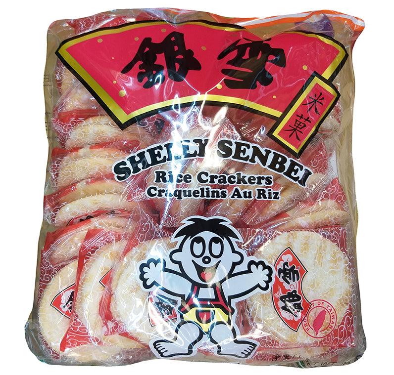 Hot Kid Shelly Senbei Rice Crackers, 1.2 Pounds, (Pack of 1) - Mighty Depot