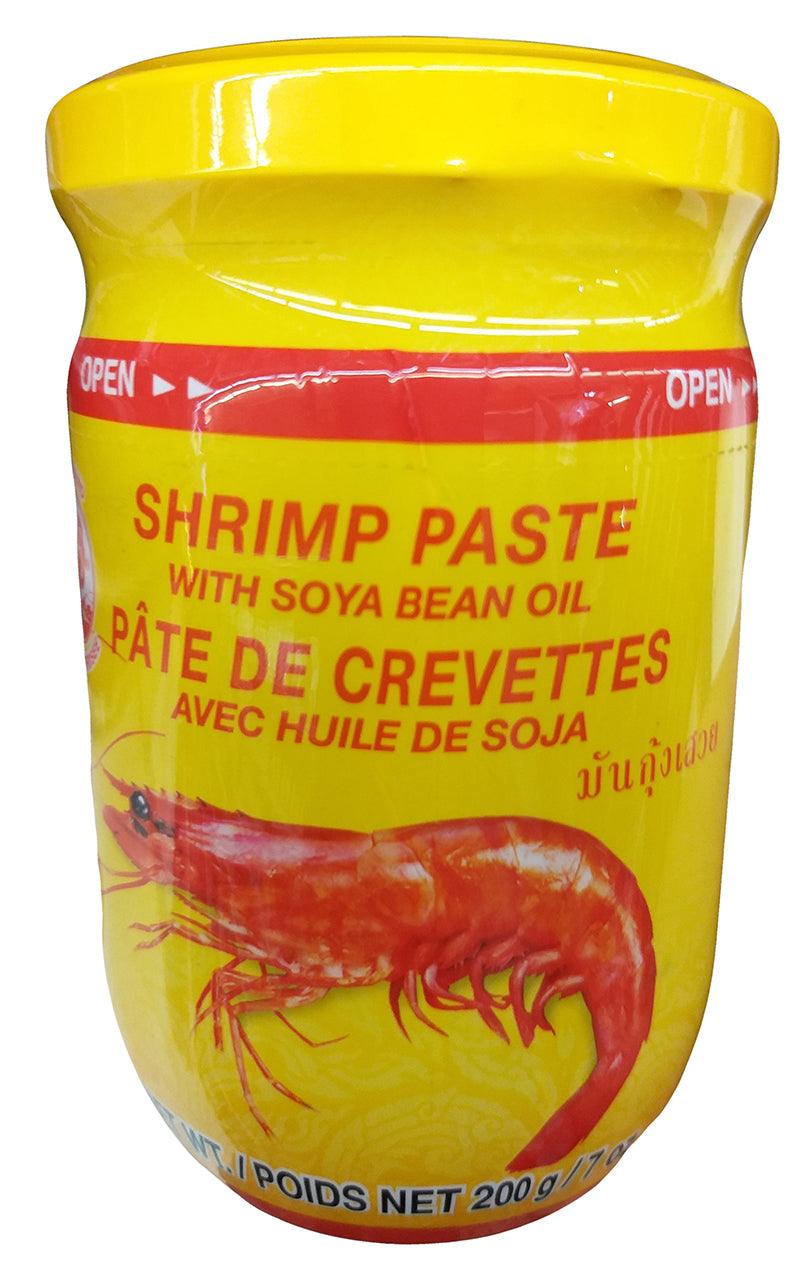 Cock Brand Shrimp Paste with Soya Bean Oil, 7 Ounces, (Pack of 1 Jar) - Mighty Depot