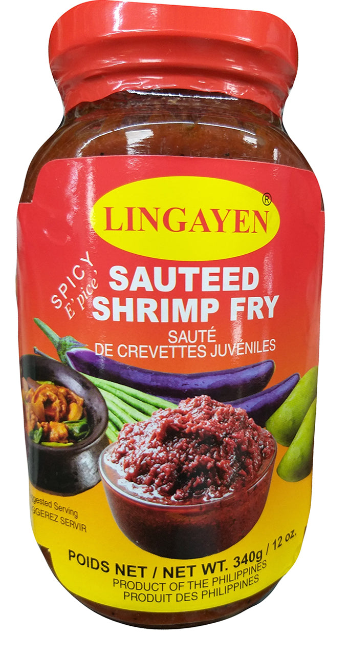 Lingayen Sauteed Shrimp Fry (Spicy), 12 Ounces, (1 Jar) - Mighty Depot