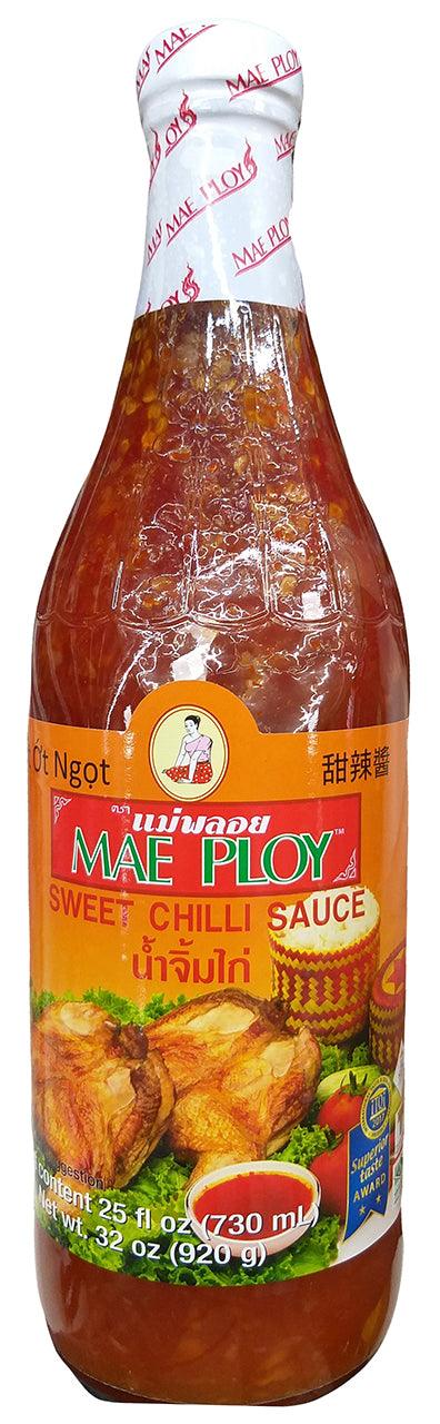 Mae Ploy - Sweet Chili Sauce, 32 Ounces, (Pack of 1 Bottle) - Mighty Depot