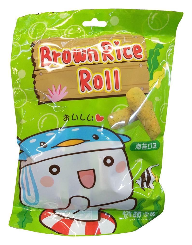 Pyi Pyi Family Brown Rice Roll (Seaweed), 4.8 Ounces, (Pack of 1) - Mighty Depot
