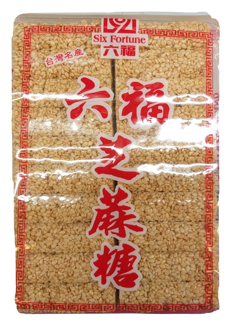 Six Fortune White Sesame Cookies, 6 Ounces, (Pack of 1) - Mighty Depot