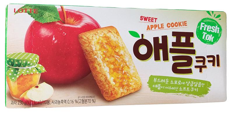 Lotte Sweet Apple Cookie, 8.1 Ounces, (Pack of 1) - Mighty Depot
