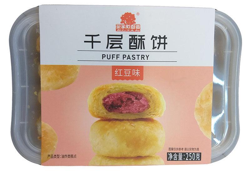 Volleta - Fruit Town Puff Pastry (Red Bean), 8.8 Ounces, (Pack of 1) - Mighty Depot