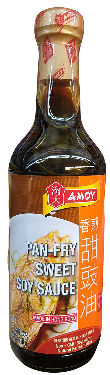 Amoy Pan-Fry Sweet Soy Sauce, 15.2 Ounces, (1 Bottle) - Mighty Depot