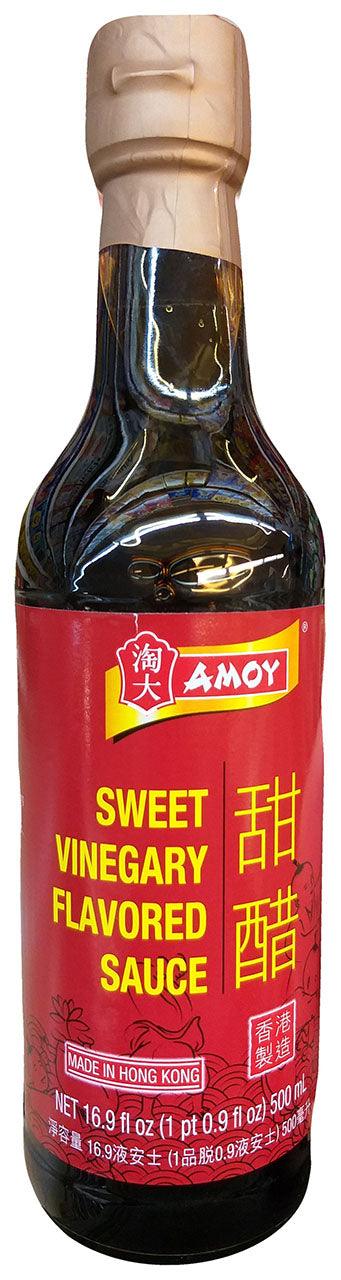 Amoy Vinegary Flavored Sauce, 16.9 Ounces, (1 Bottle) - Mighty Depot