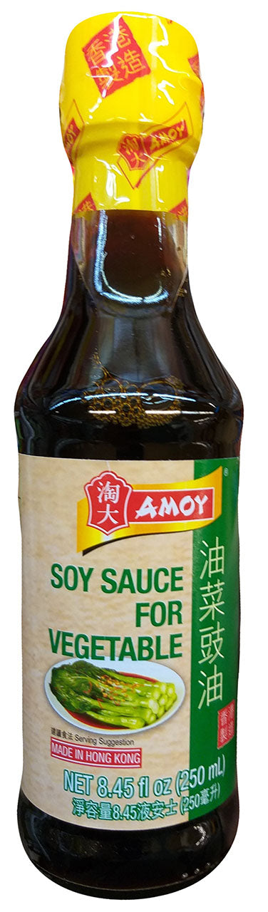 Amoy Soy Sauce for Vegetables, 8.45 Ounces, (1 Bottle) - Mighty Depot