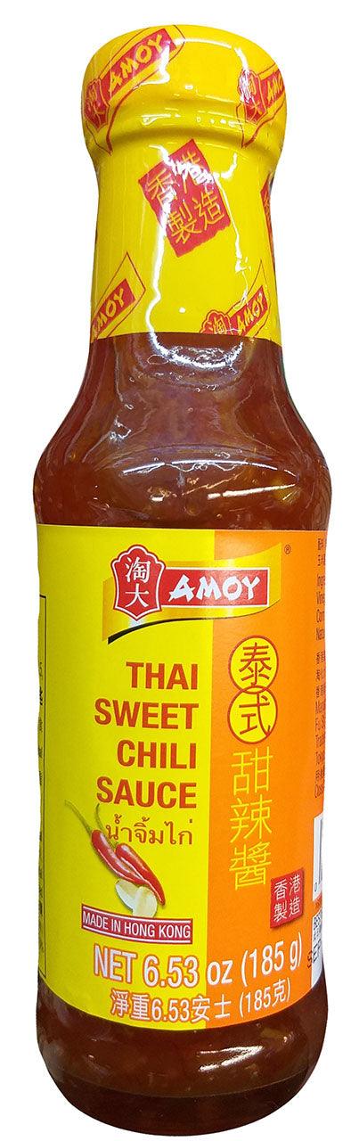 Amoy Thai Sweet Chili Sauce, 6.53 Ounces, (1 Bottle) - Mighty Depot
