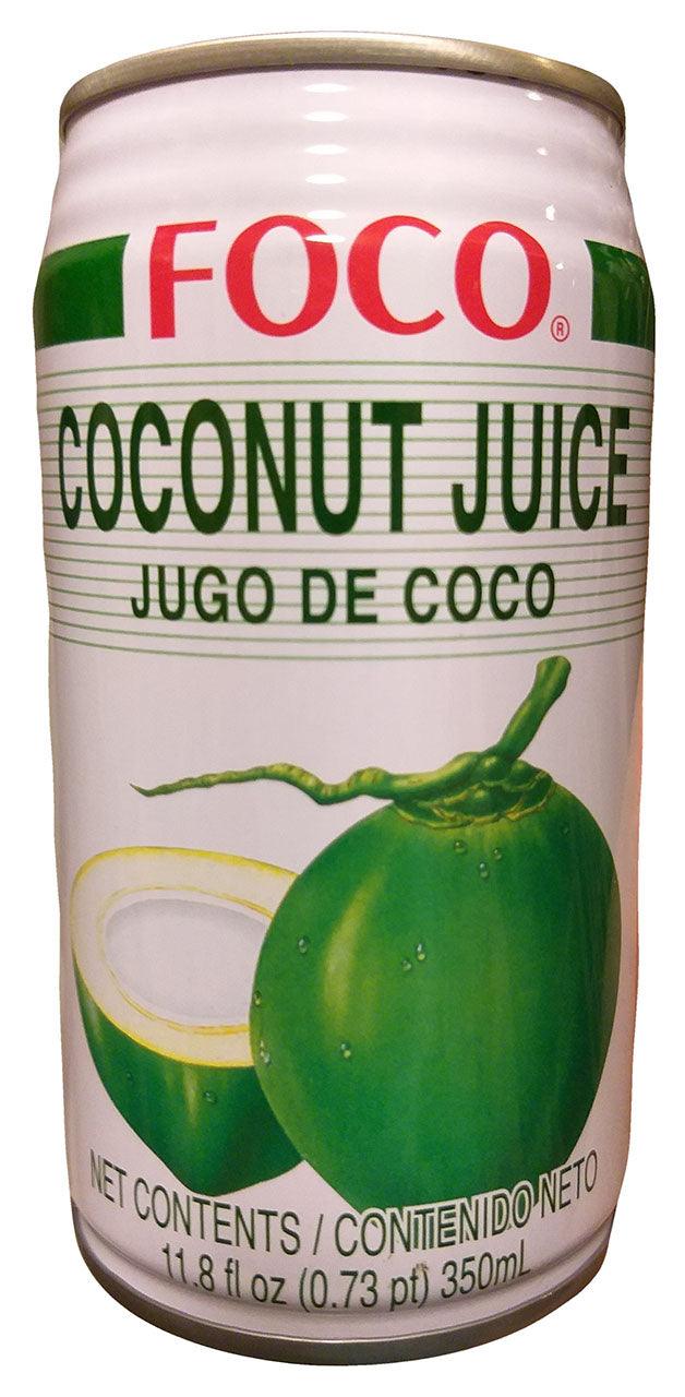 Foco Coconut Juice, 11.8 Ounces, (Pack of 24 Cans) - Mighty Depot