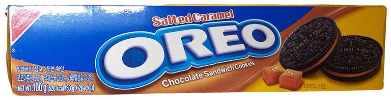 Nabisco Oreo Chocolate Sandwich Cookies (Salted Caramel), 3.5 Ounces, (1 box) - Mighty Depot