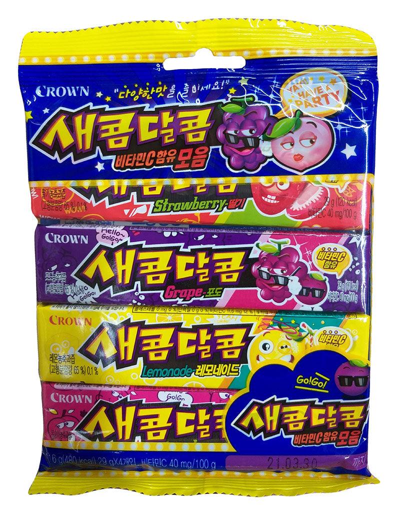 Crown Variety Saekom Dalkom Chewy Candy, 4 Ounces, (Pack of 1) - Mighty Depot
