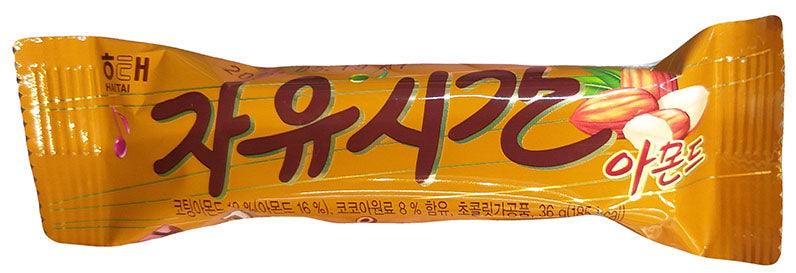 Haitai Free Time Almond Bar, 1.2 Ounces, (Pack of 1) - Mighty Depot