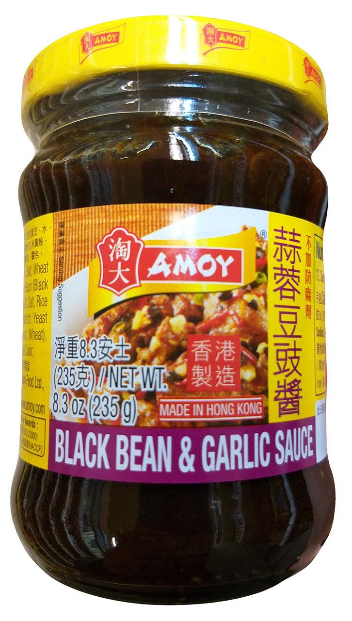 Amoy Black Bean and Garlic Sauce, 8.3 Ounces, (1 Jar) - Mighty Depot