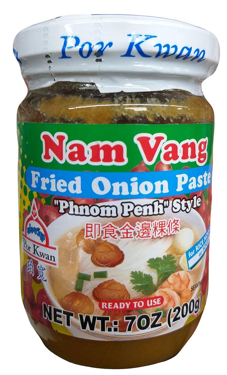 Por Kwan Nam Vang Fried Onion Paste, 7 Ounces, (Pack of 1 Jar) - Mighty Depot