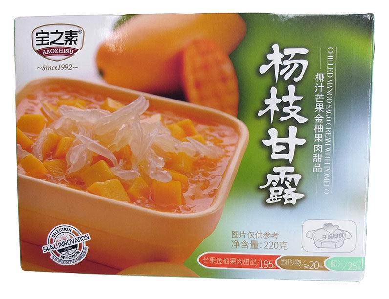 Baozhisu Chilled Mango/Sago Cream with Pomelo, 7.7 Ounces, (Pack of 1) - Mighty Depot
