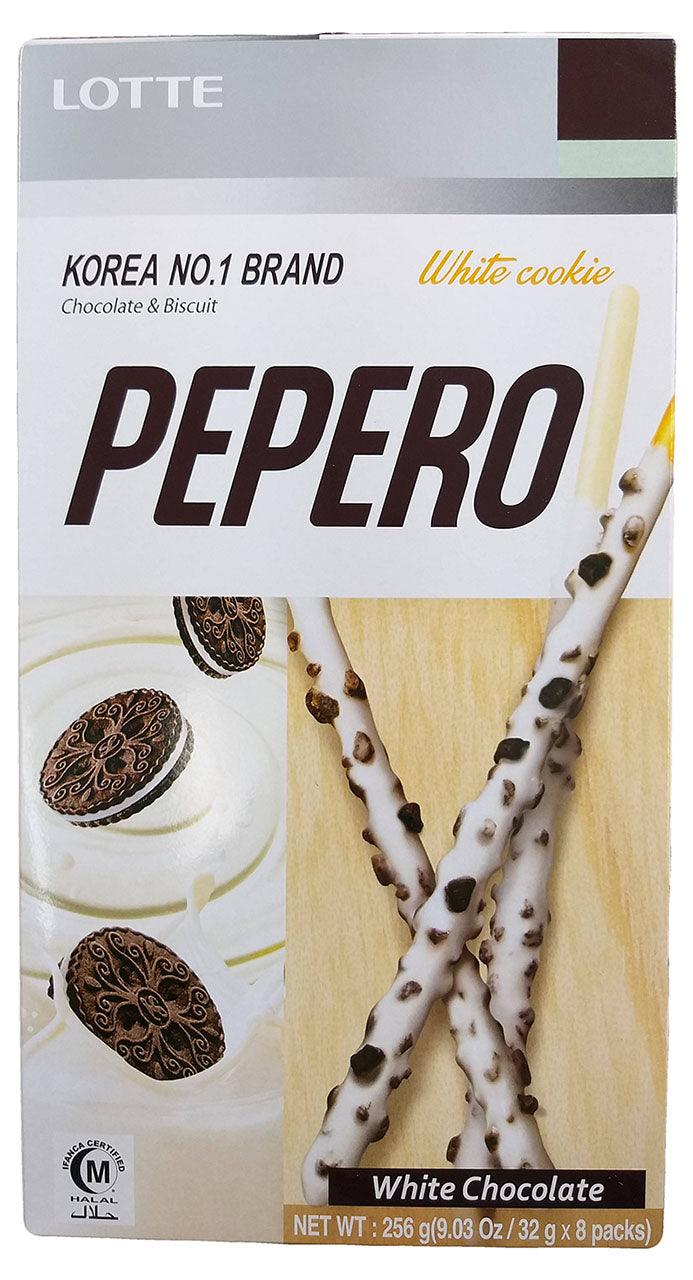 Lotte Peppero (White Cookie), 9 Ounces, (Pack of 1) - Mighty Depot