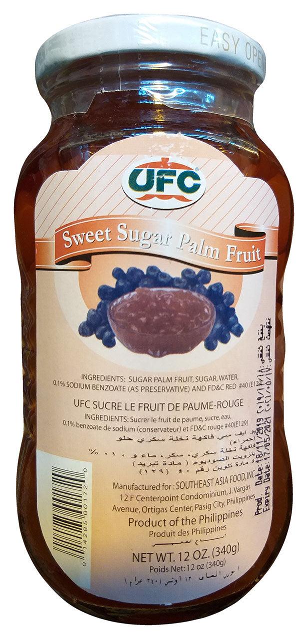 UFC Sweet Sugar Palm Fruit (Red), 12 Ounces, 1 Jar - Mighty Depot
