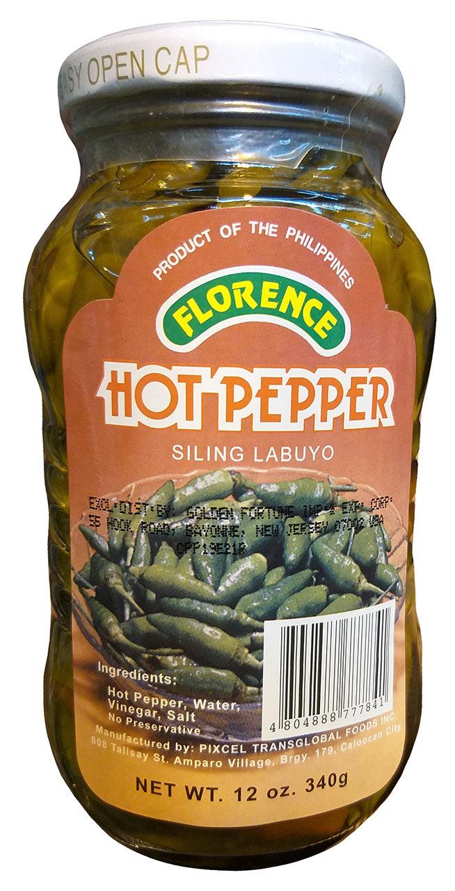 Florence Hot Pepper, 12 Ounces, (Pack of 1 Jar) - Mighty Depot