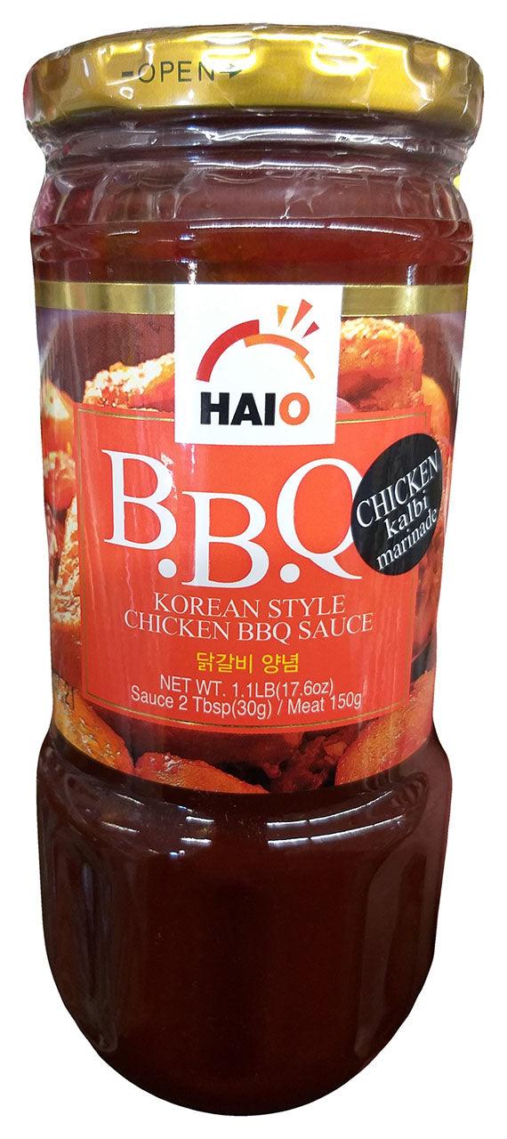Haioreum Korean Style Chicken BBQ Sauce (Kalbi Marinade), 1.1 Pounds, (Pack of 3 Jars) - Mighty Depot