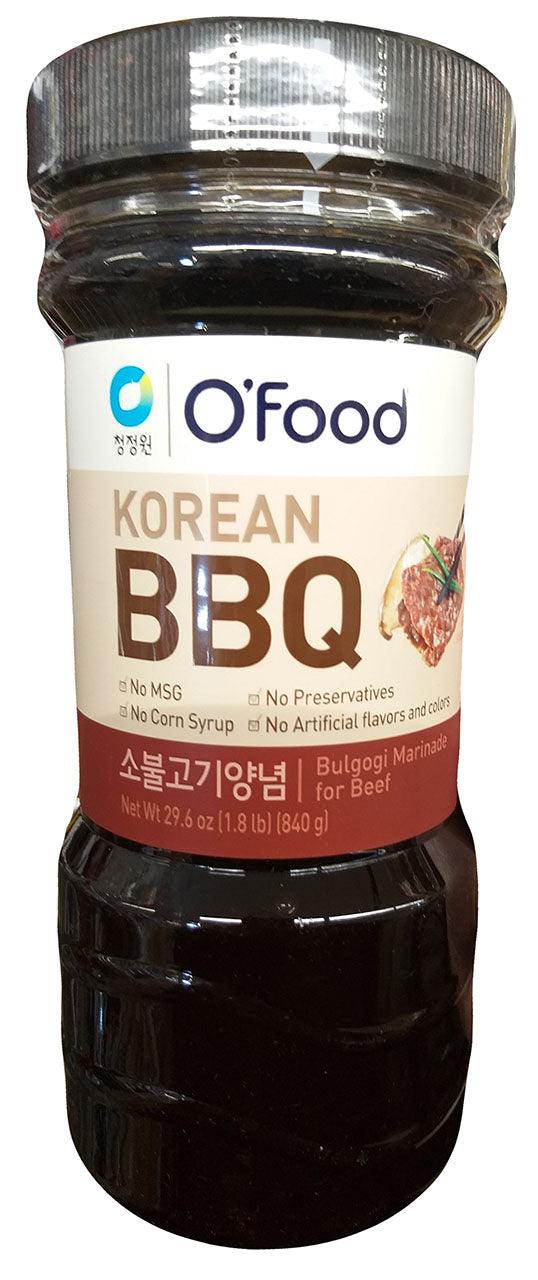 Chung Jung One O'food Korean BBQ (Beef Bulgogi Marinade), 1.8 Pounds, 1 Jar - Mighty Depot