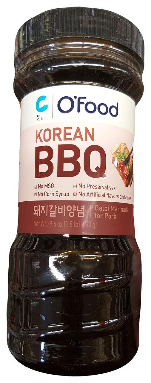 Chung Jung One O'food Korean BBQ (Pork Kalbi Marinade), 1.8 Pounds, (Pack of 1 Jar) - Mighty Depot
