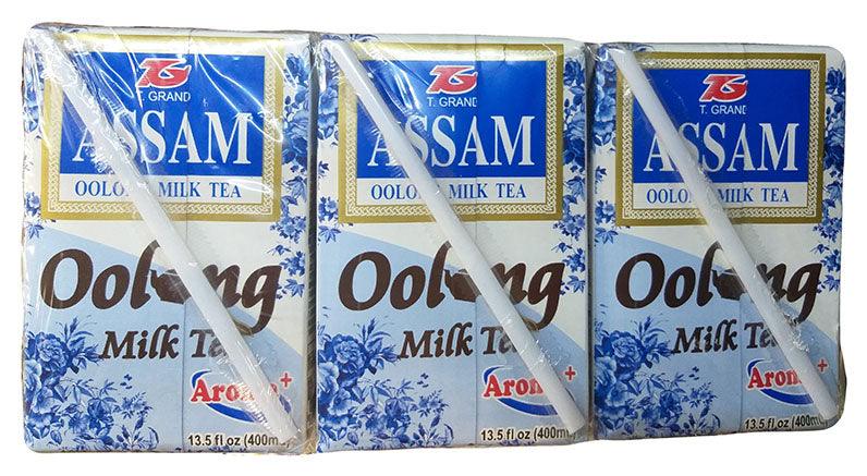 T. Grand Assam Oolong Milk Tea, 13.5 Ounces per Box, (1 Pack of 6 Boxes) - Mighty Depot