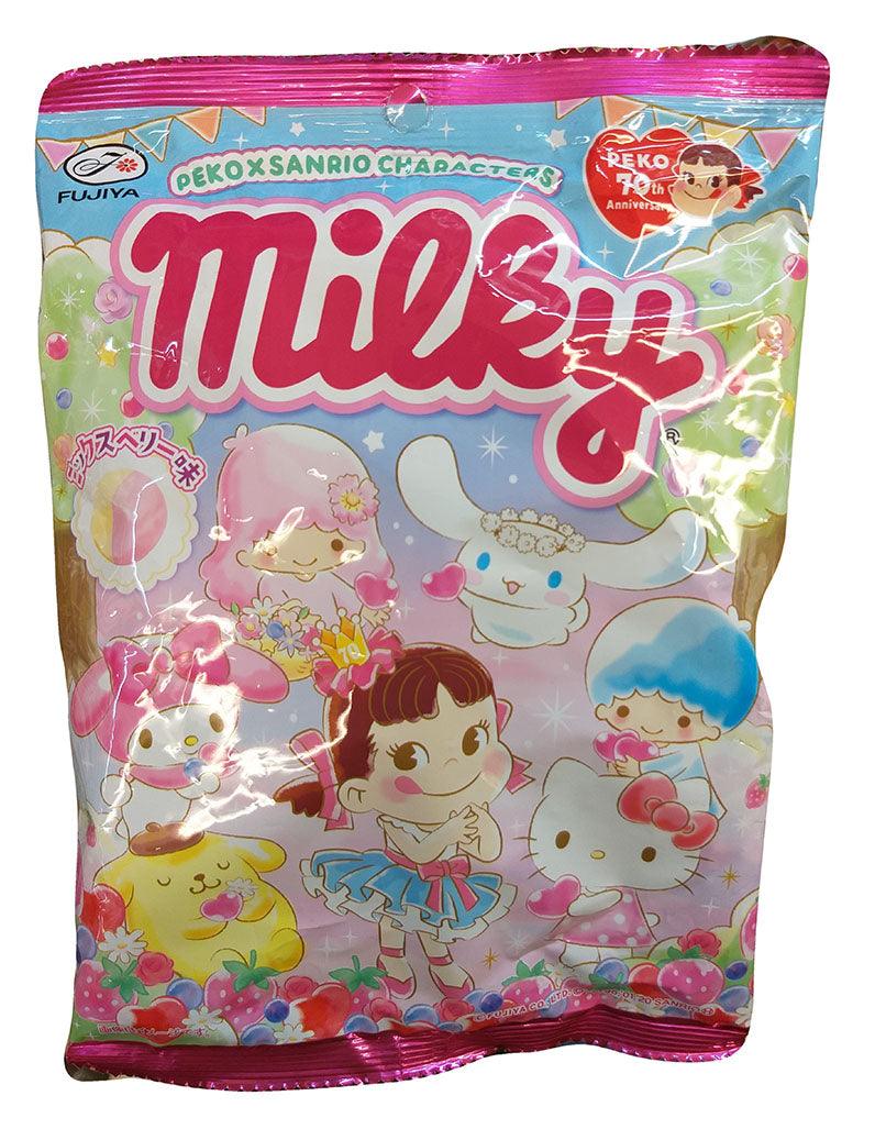 Fujiya - Peco x Sanrio Characters Milky Bag, 2.5 Ounces, (Pack of 1) - Mighty Depot