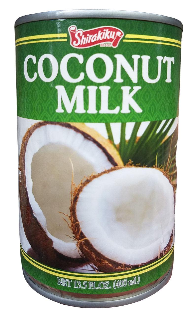 Shirakiku - Coconut Milk, 13.5 Ounces, (Pack of 6 Cans) - Mighty Depot