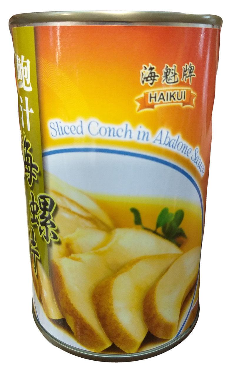Haikui - Sliced Conch in Abalone Sauce, 15 Ounces, (Pack of 1 Can) - Mighty Depot