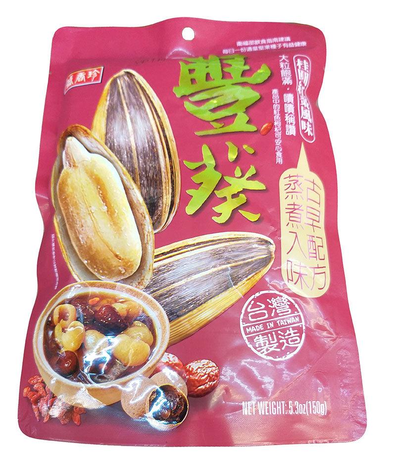 Sheng Xiang Zhen - Sunflower Seeds (Longgan and Jujube), 5.3 Ounces, (Pack of 1) - Mighty Depot
