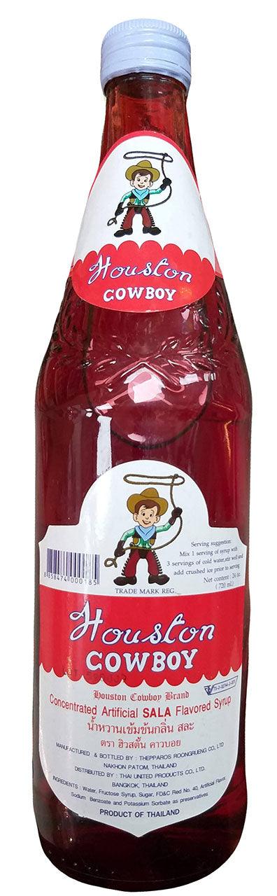 Houston Cowboy - Concentrated Artificial Flavored Syrup (Sala), 24 Ounces, (Pack of 1 Bottle) - Mighty Depot
