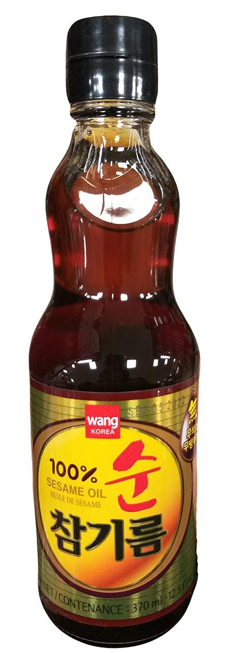 Wang - 100% Sesame Oil, 12.5 Ounces, (Pack of 1 Bottle) - Mighty Depot