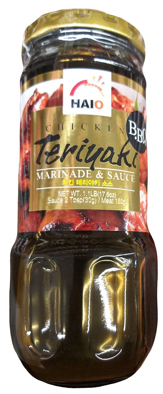HAIO Chicken Barbecue Teriyaki Marinade and Sauce, 1.1 Pounds, (1 Jar) - Mighty Depot