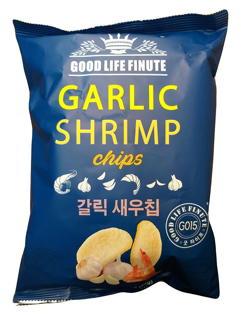 Good Life Finute - Garlic Shrimp Chips, 2.89 Ounces, (Pack of 2) - Mighty Depot