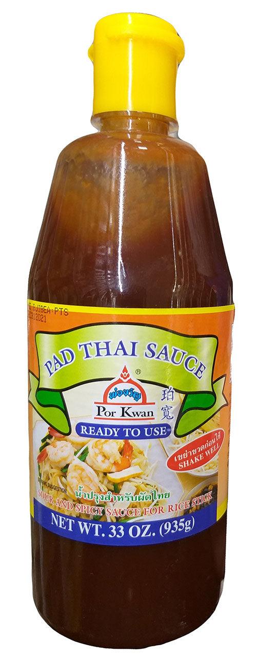Por Kwan - Pad Thai Sauce, 33 Ounces, (Pack of 1 Bottle) - Mighty Depot