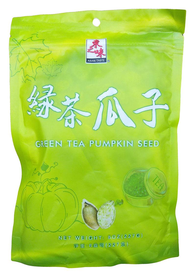 Asian Taste - Green Tea Pumpkin Seed, 8 Ounces, (Pack of 2) - Mighty Depot