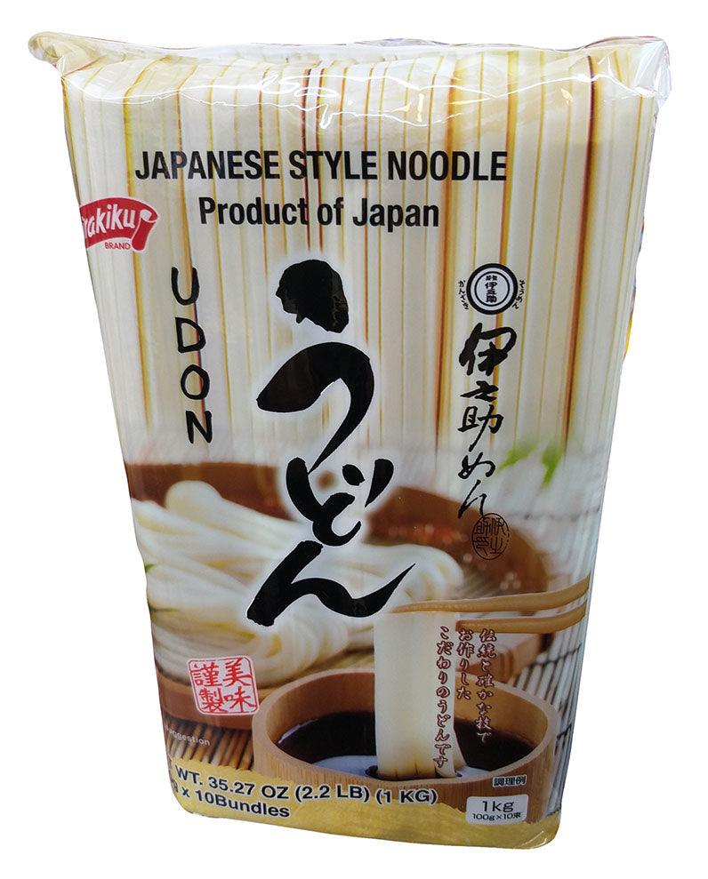 Shirakiku - Udon Japanese Style Noodles, 2.2 Pounds, (Pack of 1) - Mighty Depot