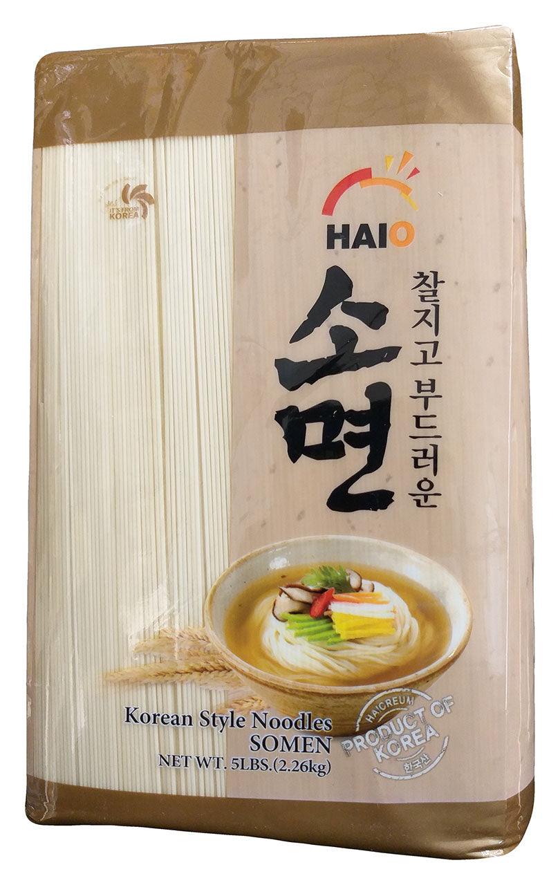 Haioreum - Korean Style Noodles (Somen), 5 Pounds, (Pack of 1) - Mighty Depot