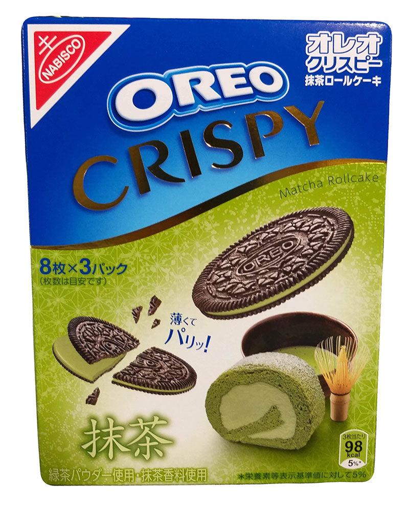 Nabisco - Oreo Crispy Cookies (Matcha Roll Cake), 5.4 Ounces, (1 box) - Mighty Depot