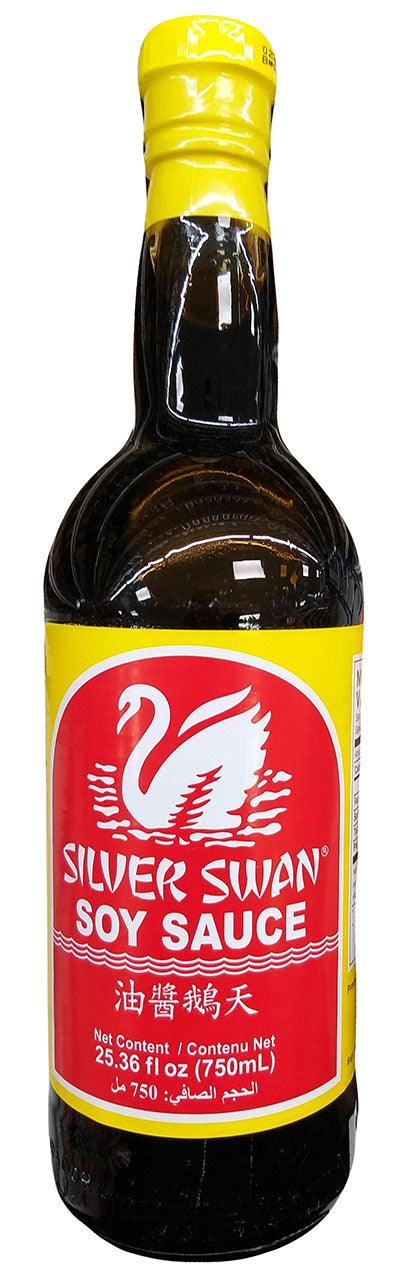 Silver Swan - Soy Sauce, 25.36 Ounces, (Pack of 1 Bottle) - Mighty Depot