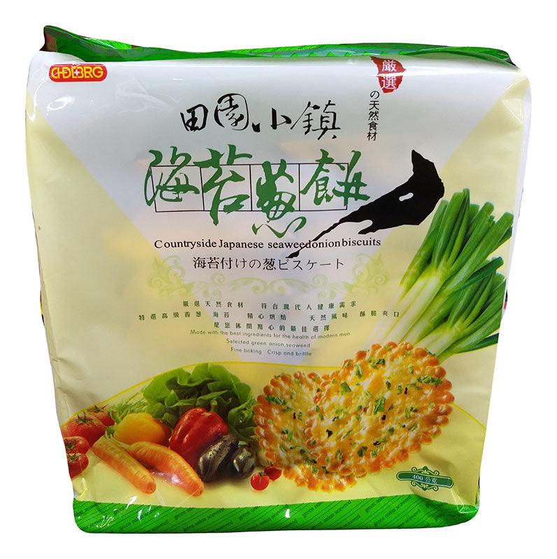 Countryside Japanese Biscuit (Seaweed Onion), 14 Ounces, (Pack of 1) - Mighty Depot