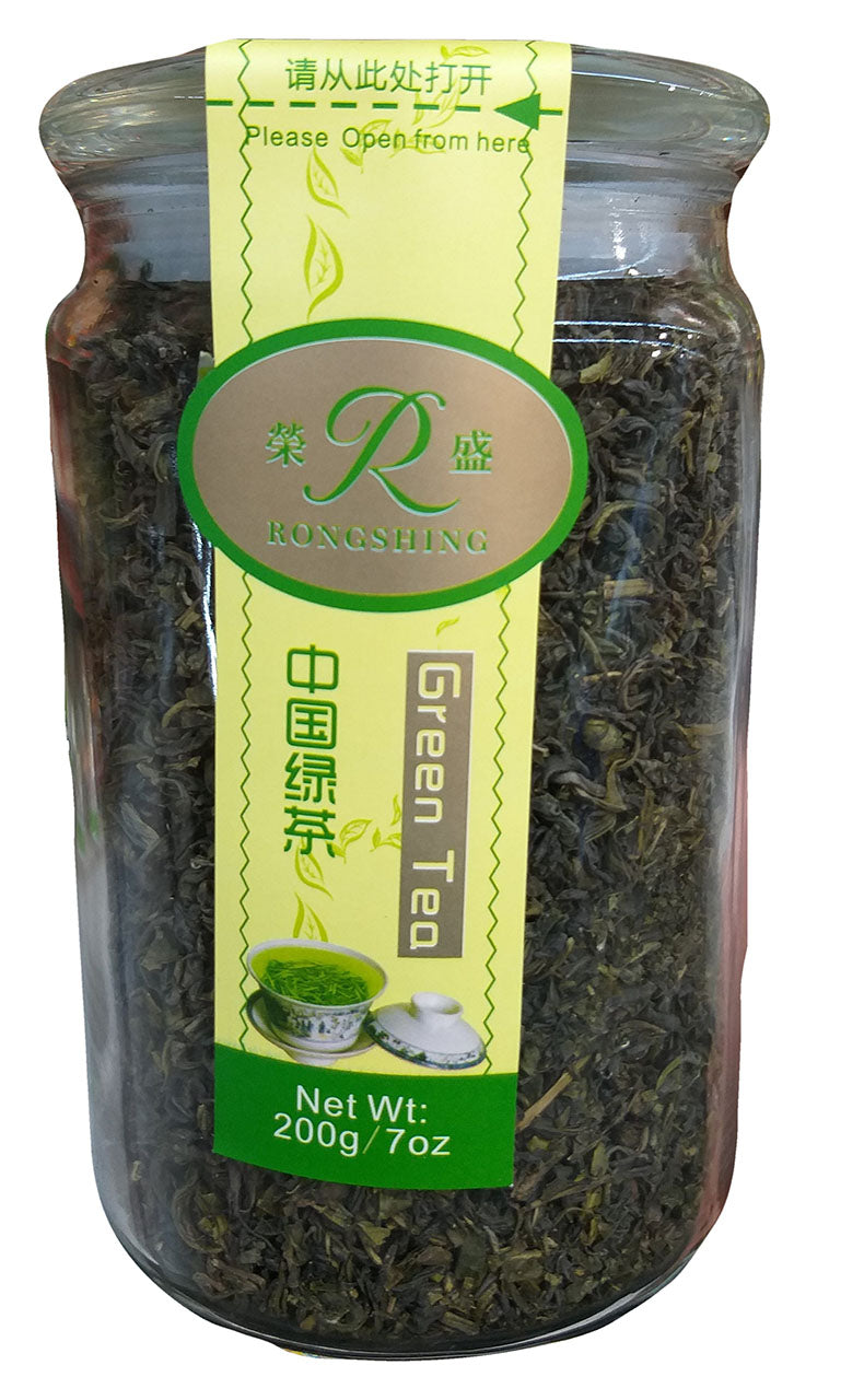 Rongshing - Green Tea, 7 Ounces, (Pack of 1 Jar) - Mighty Depot