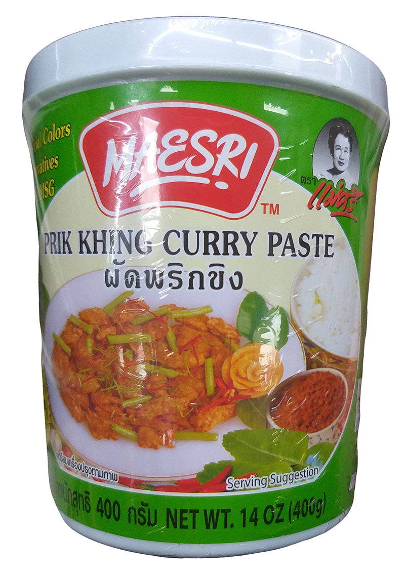Maesri - Prik Khing Curry Paste, 14 Ounces, (Pack of 1) - Mighty Depot